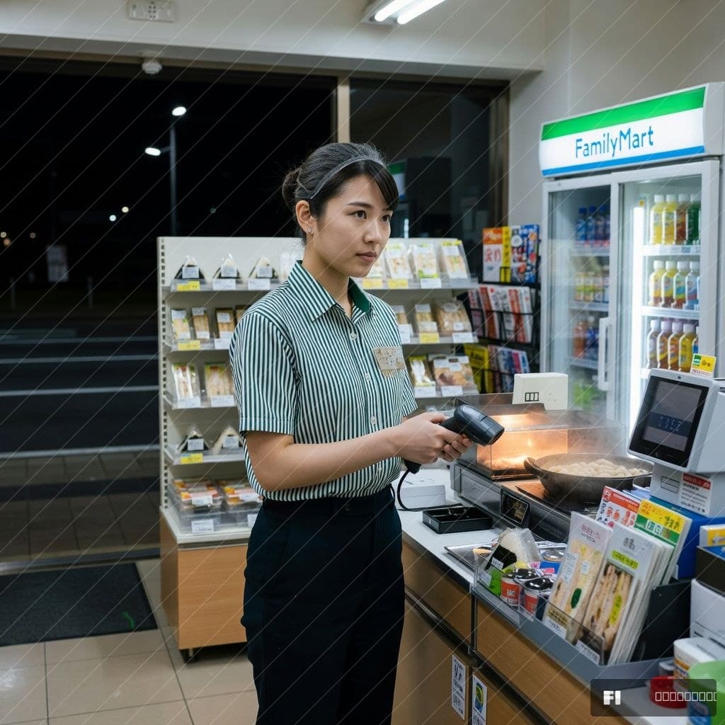 コンビニ夜勤 — 午前3時