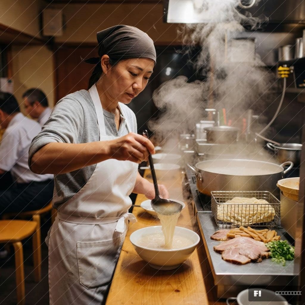 博多ラーメン — 深夜の女将