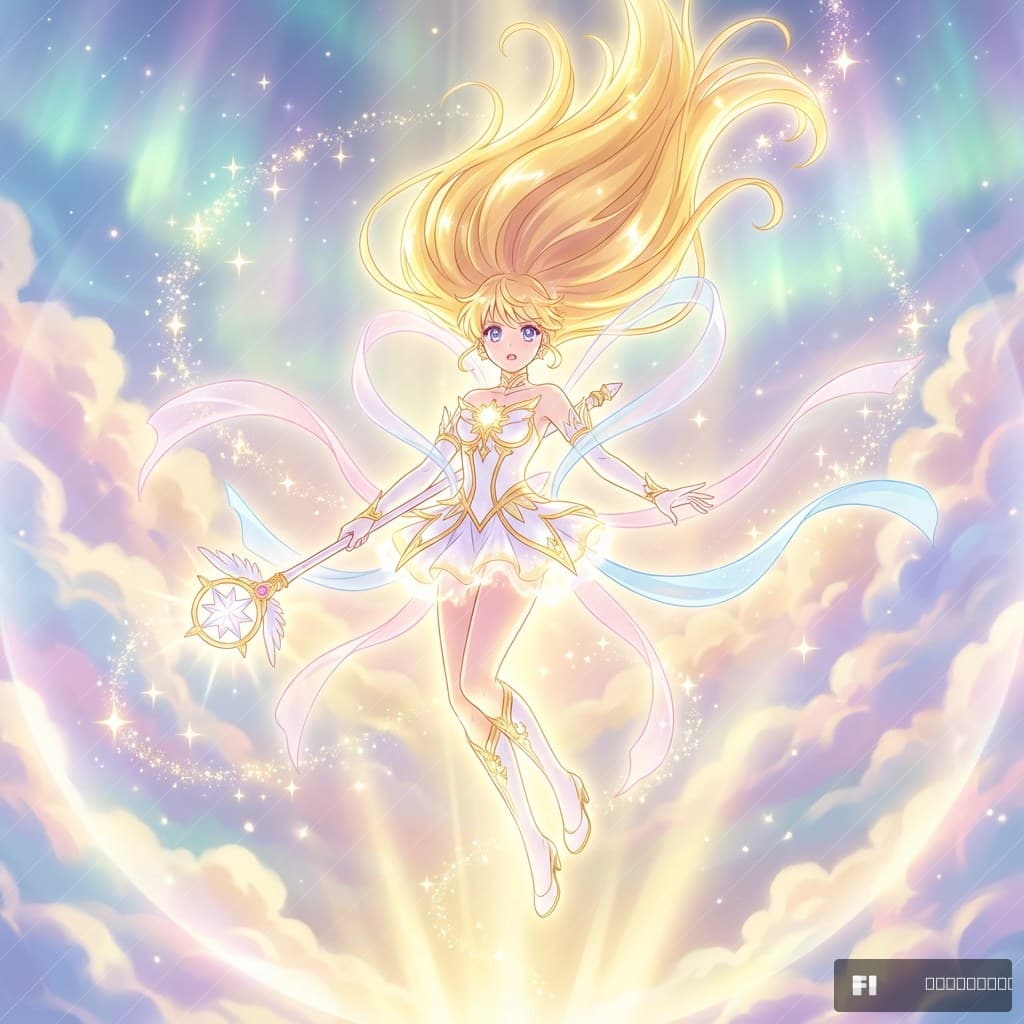 魔法少女変身シーン — 大人の戦士(ナノバナナPro)