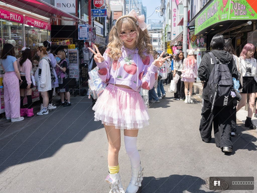 原宿カワイイストリートファッション — 竹下通り